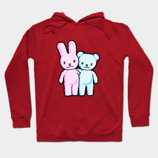 Rabbit and Bear Hoodie